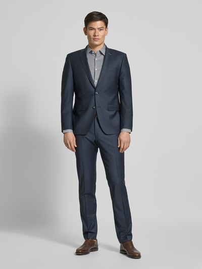 BOSS Koszula casualowa o kroju slim fit z czystej bawełny Granatowy 1