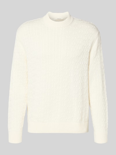 SELECTED HOMME Regular fit gebreide pullover van puur katoen, model 'PHILIP' Offwhite - 2