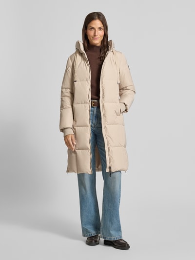 MOS MOSH Płaszcz puchowy z kapturem model ‘Nova’ Beżowy 1