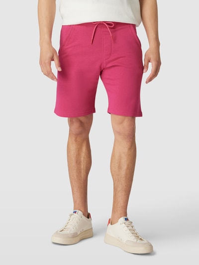 MCNEAL Sweatshorts met Franse steekzakken Felroze - 4