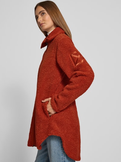 Didriksons Loose Fit Jacke aus Teddyfell Modell 'Umi' Orange 3