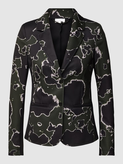 Sportalm Blazer met all-over motief Kaki - 2