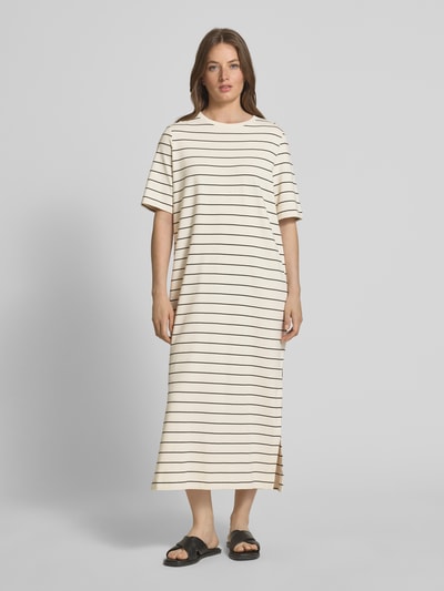 Armedangels  Loose Fit Midikleid aus Feinripp Modell 'XELINAA' Offwhite 4