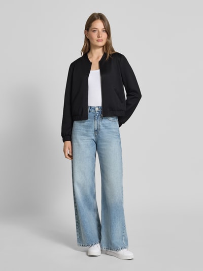 comma Kurtka dwustronna z zamkiem błyskawicznym i wpuszczanymi kieszeniami Czarny 1