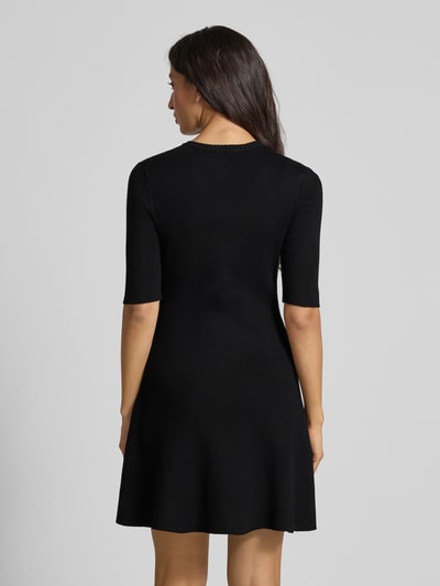 Jake*s Collection Sukienka mini z fakturowanym wzorem Czarny 5