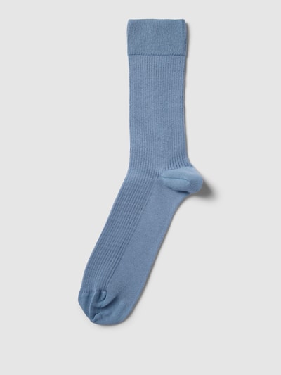 Colorful Standard Socken mit Strukturmuster Metallic Blue 1