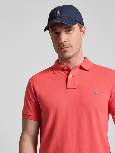 Polo Ralph Lauren Poloshirt mit Label-Stitching Rot 3