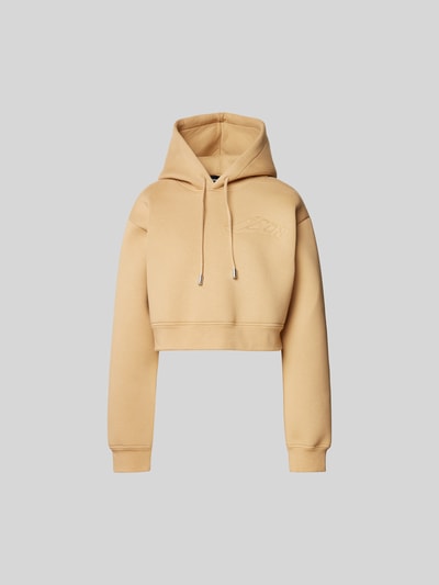 Dsquared2 Cropped Hoodie mit Kapuze Camel 2