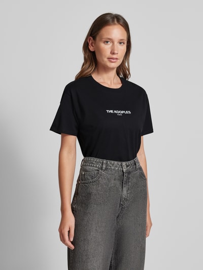 THE KOOPLES T-Shirt mit Label-Print Black 4