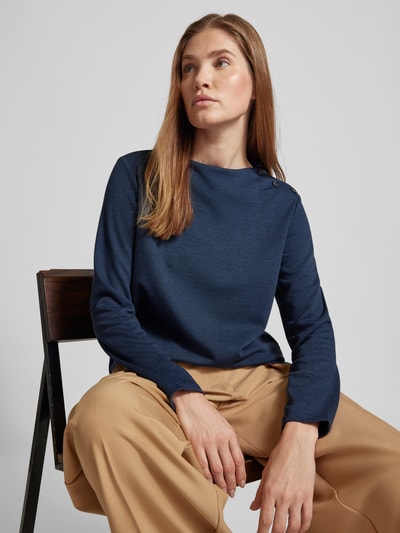 Tom Tailor Regular Fit Sweatshirt mit Viskose-Anteil Jeansblau 3