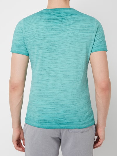 s.Oliver RED LABEL Slim fit T-shirt in washed-out-look Groen - 5