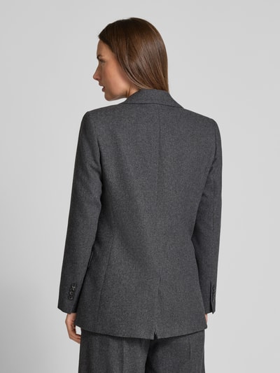 Stefanel Regular Fit Blazer mit Pattentaschen Mittelgrau 5