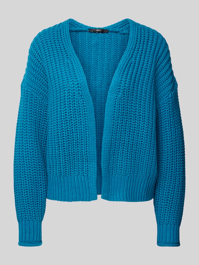 Zero Cardigan met extra brede schouders Petrol - 2