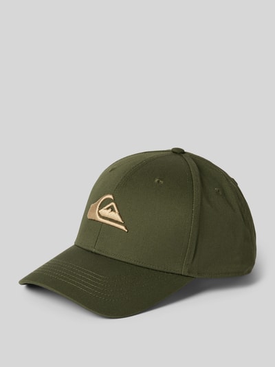 Quiksilver Basecap mit Logo-Stitching Modell 'DECADES' Dunkelgruen 1