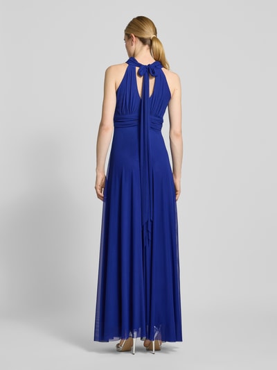 TROYDEN COLLECTION Avondjurk met druppelvormige hals Koningsblauw - 5