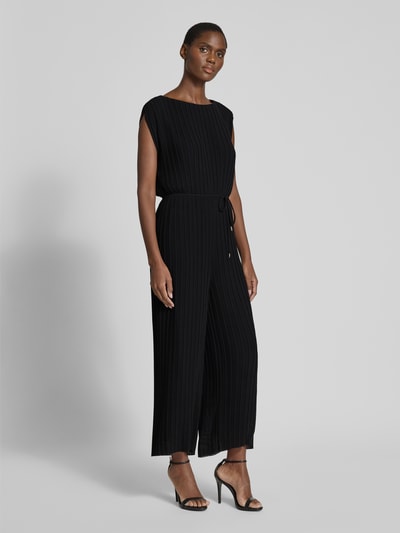 s.Oliver BLACK LABEL Regular Fit Jumpsuit mit Plissee Black 1