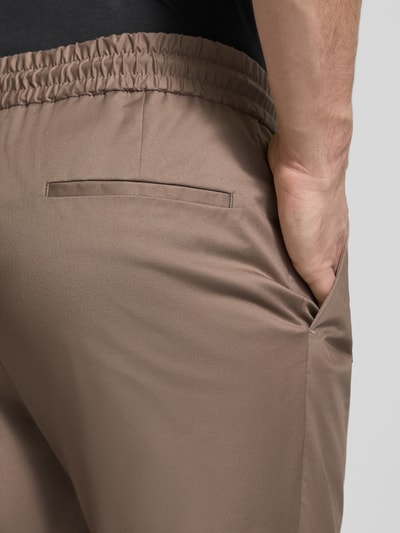 HUGO Regular Fit Schmale Hose aus Baumwoll-Mix Modell 'GETLIN' Hellbraun 3