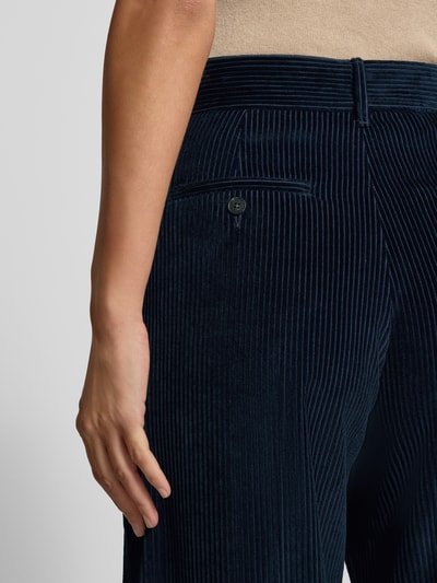 Weekend Max Mara Wide Leg Cordhose aus reiner Baumwolle Modell 'TANIA' Marine 3