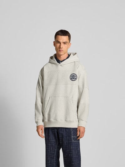Kenzo Oversized Hoodie mit Logo-Patch Mittelgrau 4