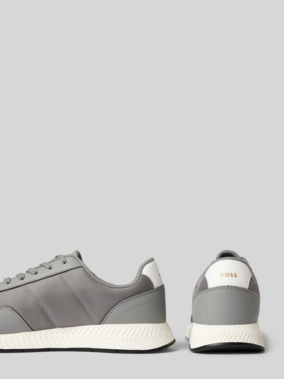 BOSS Sneakers met vetersluiting, model 'Titanium' Middengrijs - 2