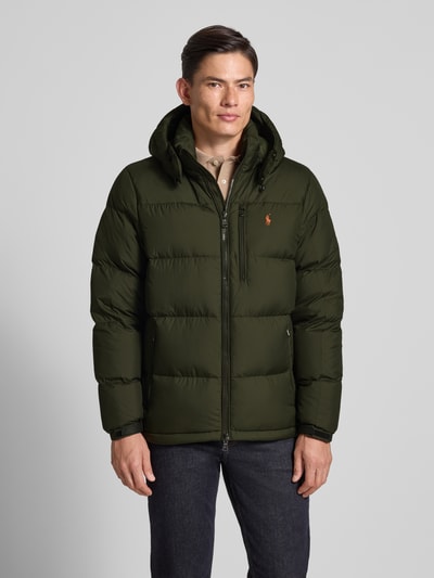 Polo Ralph Lauren Daunenjacke mit Logo-Stitching Oliv 4