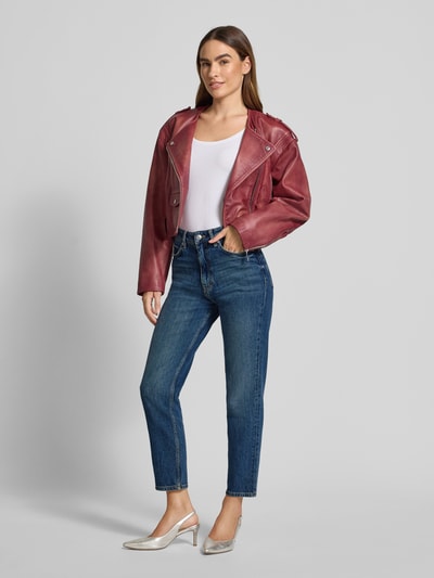 HUGO Mom Fit Jeans aus Baumwoll-Mix Modell '938' Blau 1