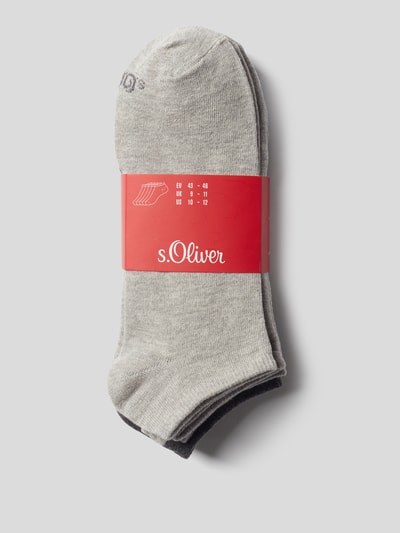 s.Oliver RED LABEL Sneakersocken im 5er-Pack Hellgrau Melange 3