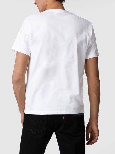Levi's® T-shirt met logoprint Wit - 5