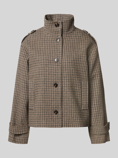 Jake*s Casual Regular Fit Blouson aus Woll-Mix Taupe 2
