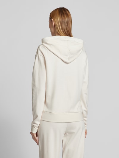 BOSS Hoodie mit Label-Print Modell 'STRIPE' Offwhite 5