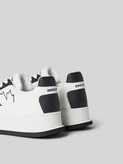 Dsquared2 Sneaker aus echtem Leder Weiss 3