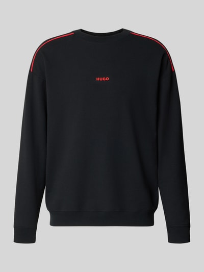 HUGO Regular Fit Sweatshirt aus Baumwoll-Mix Modell 'NOAH' Black 1