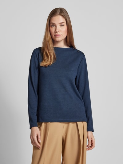 Tom Tailor Regular Fit Sweatshirt mit Viskose-Anteil Jeansblau 4