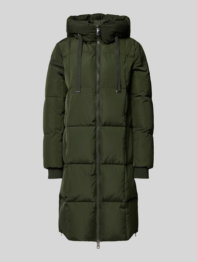 MOS MOSH Daunenmantel mit Kapuze Modell 'Nova' Dunkelgruen 2