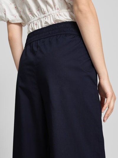Marc O'Polo Denim Regular Fit Culotte mit elastischem Bund Marine 3