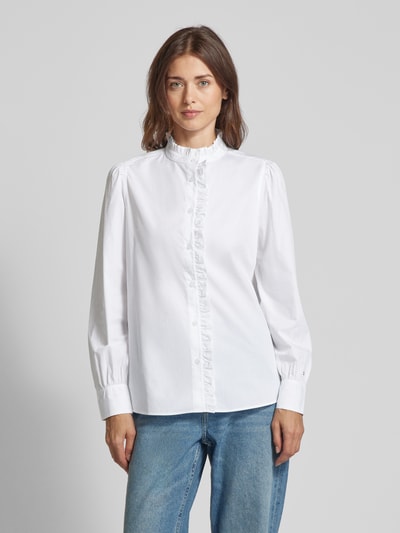 Tommy Hilfiger Blouse met opstaande kraag Wit - 4