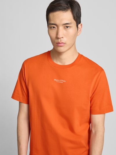 Marc O'Polo Regular Fit T-Shirt aus reiner Baumwolle Orange 3