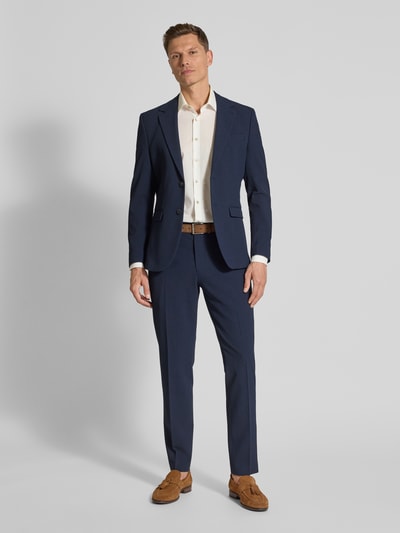 SELECTED HOMME Slim Fit Anzughose mit Bügelfalten Modell 'JOSE' Dunkelblau 1