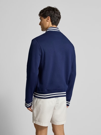 Polo Ralph Lauren College-Jacke mit Label-Stitching und Eingrifftaschen Marine 5