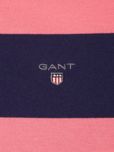 Gant Poloshirt mit Streifenmuster Pink 2