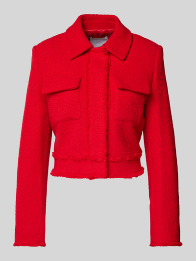 Mango Blazer mit aufgesetzten Brustpattentaschen Modell 'CINTIA' Rot 2