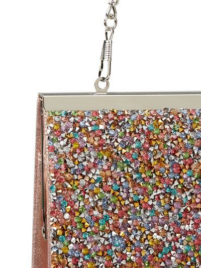 Jake*s Cocktail Clutch mit Strasssteinen Altrosa Melange 3