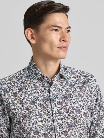 SEIDENSTICKER REGULAR FIT Regular fit zakelijk overhemd van katoen met kentkraag Olijfgroen - 3