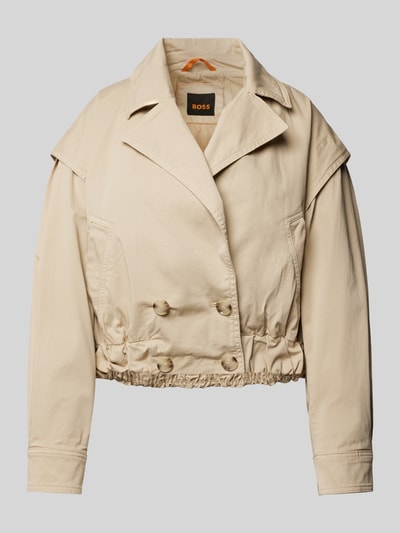 BOSS Orange Jacke mit Leistentaschen Modell 'Cotreni' Sand 2