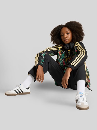 adidas Originals regular fit sweatvest met ritssluiting Zwart - 1