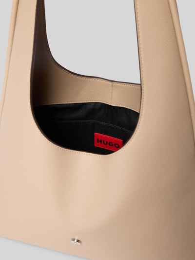HUGO Shopper in leerlook model 'JAINA' Beige - 5