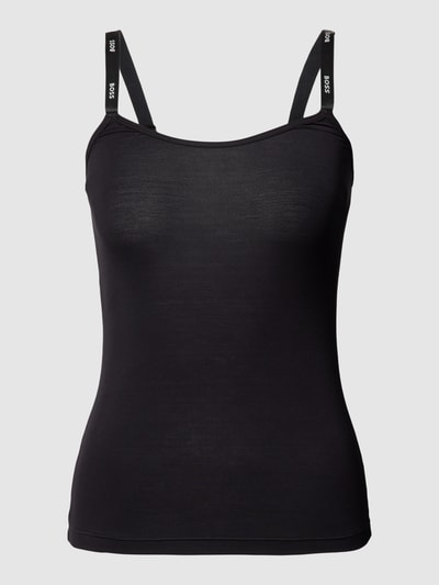 BOSS Black Women Tanktop met verstelbare bandjes Zwart - 1