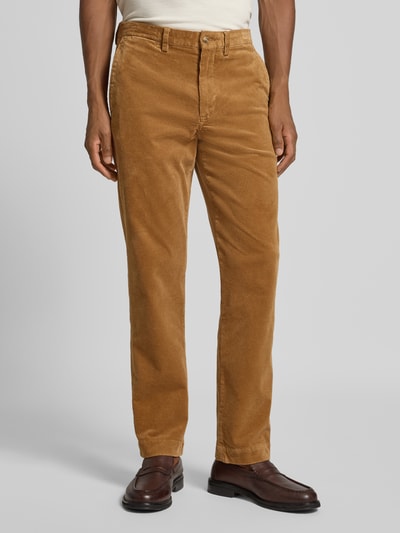 Polo Ralph Lauren Corduroy broek met achterzakken, model 'BEDFORD' Roestrood - 4