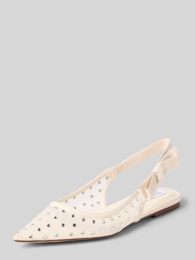Steve Madden Ballerina's met siersteentjes, model 'OLYVIA' Beige - 1