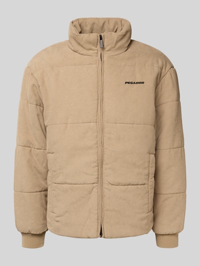 PEGADOR Puffer Jacket mit Stehkragen Sand 2